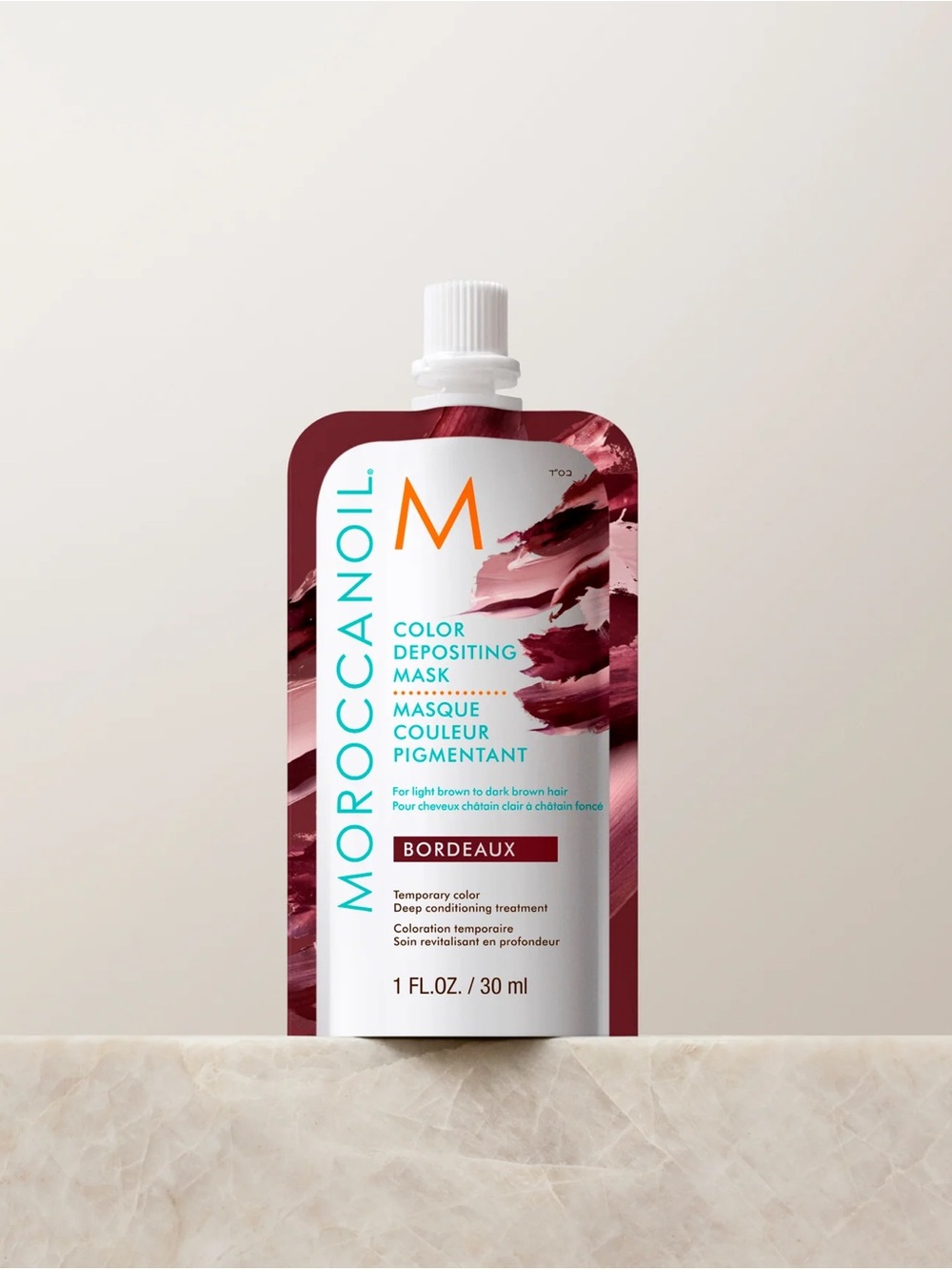 NWT - Moroccanoil Color Depositing Mask - Bordeaux Burgundy Red - Hair